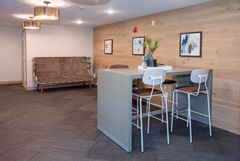 unique lounge area  at Aspenwoods Apartments, Eagan, 55123